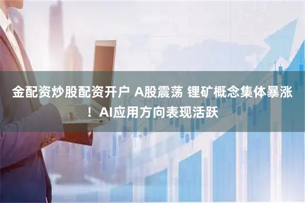 金配资炒股配资开户 A股震荡 锂矿概念集体暴涨！AI应用方向表现活跃