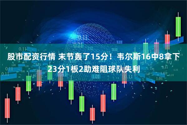 股市配资行情 末节轰了15分！韦尔斯16中8拿下23分1板2助难阻球队失利